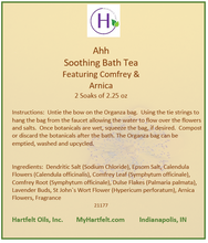 Load image into Gallery viewer, Ahh Soothing Bath Tea