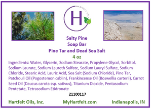 Salty Pine Tar Soap Bar